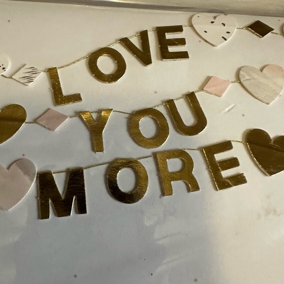 🧡10/$10 Gold and Pink Love You More greeting card - Picture 3 of 6